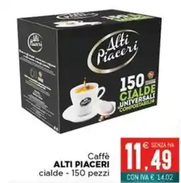 Altasfera Caffè ALTI PIACERI cialde - 150 pezzi offerta