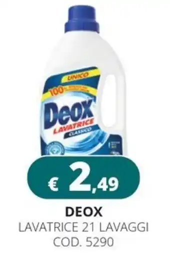 Altasfera Deox lavatrice offerta