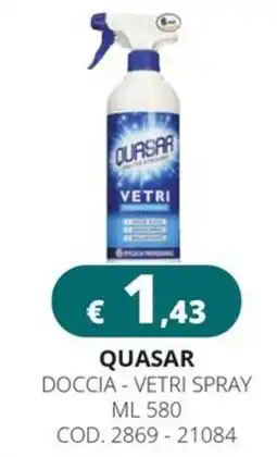 Altasfera Quasar doccia vetri spray offerta