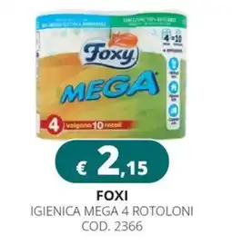 Altasfera Foxi igienica mega 4 rotoloni offerta