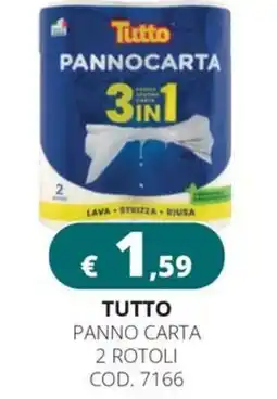 Altasfera Tutto panno carta 2 rotoli offerta