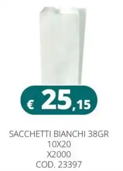 Altasfera Sacchetti bianchi offerta