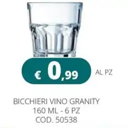 Altasfera Bicchieri vino granity offerta