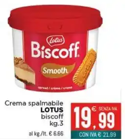 Altasfera Crema spalmabile LOTUS biscoff offerta