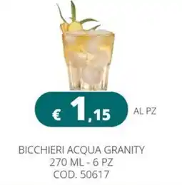 Altasfera Bicchieri acqua granity offerta