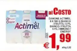 Pewex Danone actimel bianco offerta