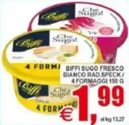 Pewex Biffi sugo fresco bianco rad speck/ 4 formaggi offerta