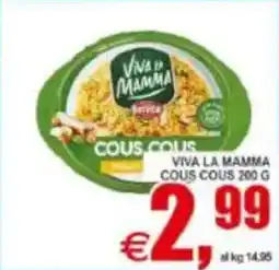 Pewex Viva la mamma cous cous offerta