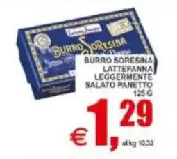 Pewex Burro soresina lattepanna leggermente salato panetto offerta