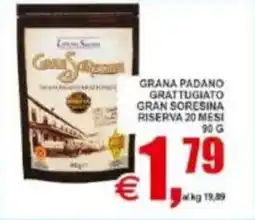 Pewex Grana padano grattugiato gran soresina riserva offerta