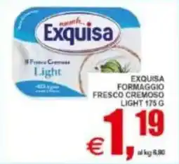 Pewex Exquisa formaggio fresco cremoso light offerta