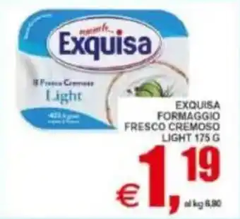 Pewex Exquisa formaggio fresco cremoso light offerta