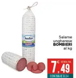 Altasfera Salame ungherese BOMBIERI offerta
