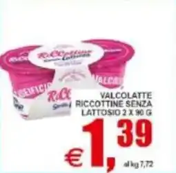 Pewex Valcolatte riccottine senza lattosio offerta