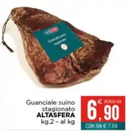 Altasfera Guanciale suino stagionato ALTASFERA offerta