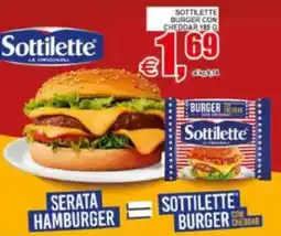 Pewex Sottilette burger con cheddar offerta