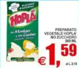 Pewex Preparato vegetale hopla no zucchero offerta