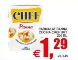 Pewex Parmalat panna cucina chef uht offerta