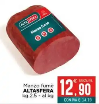 Altasfera Manzo fumé ALTASFERA offerta