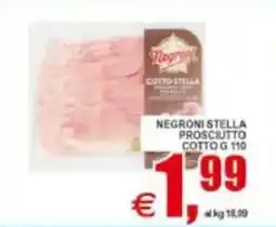 Pewex Negroni stella prosciutto cotto offerta