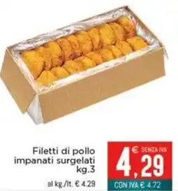 Altasfera Filetti di pollo impanati surgelati offerta