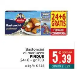 Altasfera Bastoncini di merluzzo FINDUS offerta