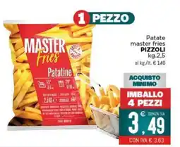 Altasfera Patate master fries PIZZOLI offerta