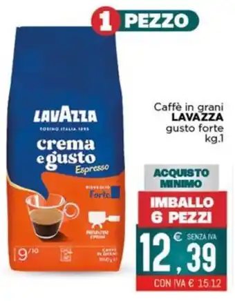 Altasfera Caffè in grani LAVAZZA gusto forte offerta