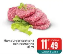 Altasfera Hamburger scottona con rosmarino offerta