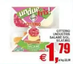 Pewex Citterio unduetris salame s/gl s.lat. offerta