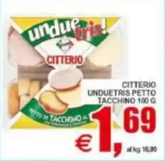 Pewex Citterio unduetris petto tacchino offerta