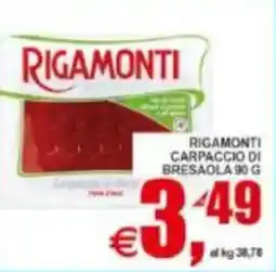 Pewex Rigamonti carpaccio di bresaola offerta