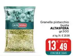 Altasfera Granella pistacchio busta ALTASFERA offerta