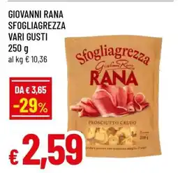 Famila GIOVANNI RANA SFOGLIAGREZZA VARI GUSTI offerta