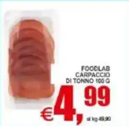 Pewex Foodlab carpaccio di tonno offerta