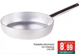 Altasfera Padella alluminio un manico cm.24 offerta