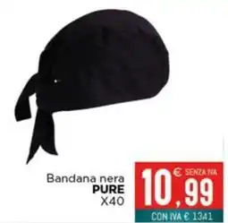 Altasfera Bandana nera PURE offerta