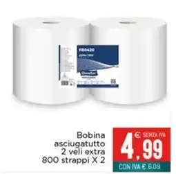 Altasfera Bobina asciugatutto 2 veli extra 800 strappi offerta