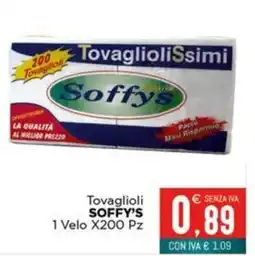 Altasfera Tovaglioli SOFFY'S offerta