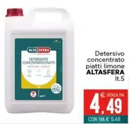 Altasfera Detersivo concentrato piatti limone ALTASFERA offerta