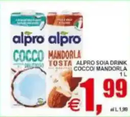 Pewex Alpro soia drink cocco mandorla offerta