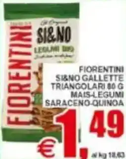 Pewex Fiorentini si&no gallette triangolari offerta