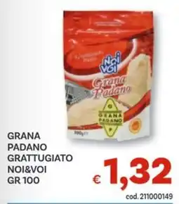 Vivo Supermercati Grana padano grattugiato NOI&VOI offerta