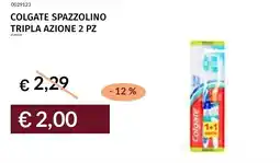 Prezzemolo e Vitale Colgate spazzolino tripla azione 2 pz offerta