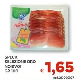 Vivo Supermercati Speck selezione oro NOI&VOI offerta
