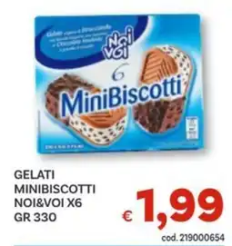 Vivo Supermercati Gelati minibiscotti NOI&VOI offerta