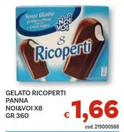 Vivo Supermercati Gelato ricoperti panna NOI&VOI offerta