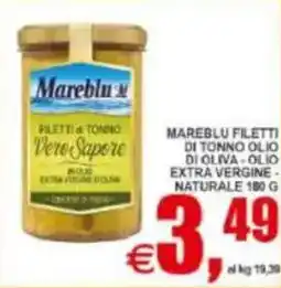 Pewex Mareblu filetti di tonno olio di oliva, olio extra vergine naturale offerta
