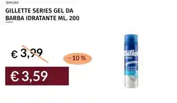 Prezzemolo e Vitale Gillette series gel da barba idratante offerta