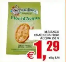 Pewex M.bianco crackers fiori acqua offerta